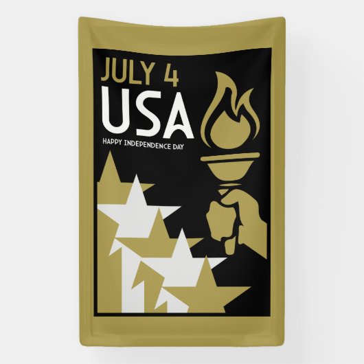 Amerikaanse Onafhankelijkheidsdag Spandoek (Verticaal)