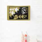 Amerikaanse Onafhankelijkheidsdag Spandoek (Insitu)