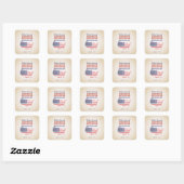 Amerikaanse Onafhankelijkheidsdag Sticker (Vel)