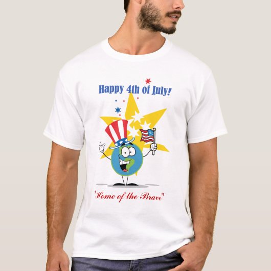 Amerikaanse Onafhankelijkheidsdag T-shirt (Voorkant)