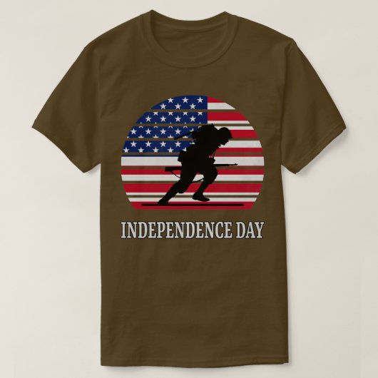 Amerikaanse onafhankelijkheidsdag t-shirt (Design voorkant)