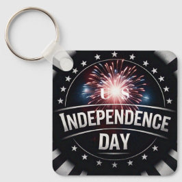 Amerikaanse Onafhankelijkheidsdag - Vuurwerk en st Sleutelhanger