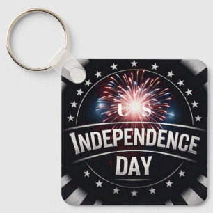 Amerikaanse Onafhankelijkheidsdag - Vuurwerk en st Sleutelhanger