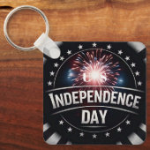 Amerikaanse Onafhankelijkheidsdag - Vuurwerk en st Sleutelhanger (Voorkant)