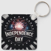 Amerikaanse Onafhankelijkheidsdag - Vuurwerk en st Sleutelhanger (Achterkant)