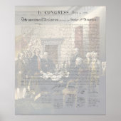 Amerikaanse onafhankelijkheidsverklaring / onderte poster (Voorkant)