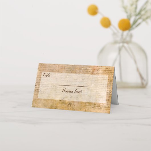 Amerikaanse Onafhankelijkheidsverklaring Parchment Plaatskaartje (Voorkant)