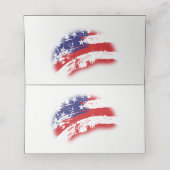 Amerikaanse Onafhankelijkheidsverklaring Parchment Plaatskaartje (Binnenkant ongevouwen)