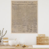 Amerikaanse onafhankelijkheidsverklaring poster (Keuken)