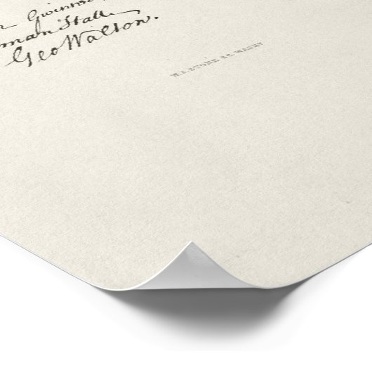 Amerikaanse onafhankelijkheidsverklaring Poster (Hoek)