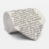 Amerikaanse onafhankelijkheidsverklaring stropdas (Opgerold)