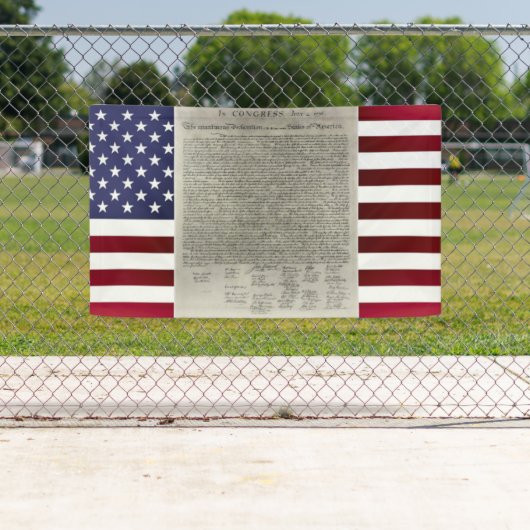 Amerikaanse Onafhankelijkheidsvlag Spandoek (Insitu)