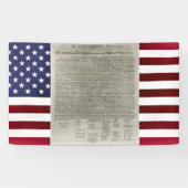 Amerikaanse Onafhankelijkheidsvlag Spandoek (Horizontaal)