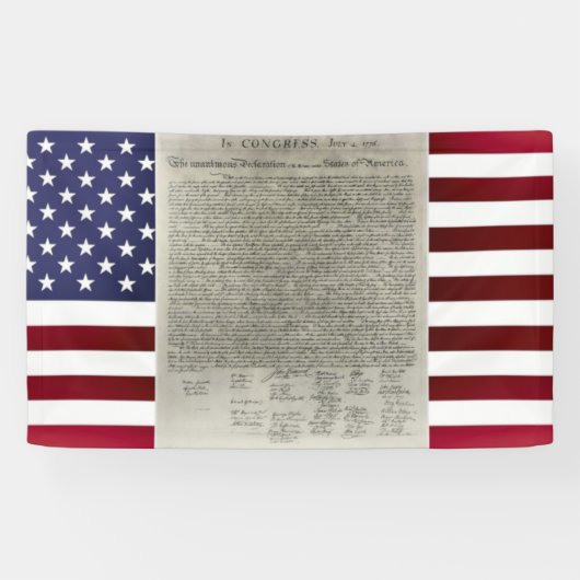 Amerikaanse Onafhankelijkheidsvlag Spandoek (Horizontaal)