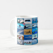 AMERIKAANSE ONDERZEEËRS "Montage" Koffiemok (Voorkant links)