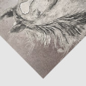 Amerikaanse ontkoppeling van de tekening van zadel tissuepapier (Detail)