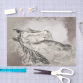 Amerikaanse ontkoppeling van de tekening van zadel tissuepapier (Craft)