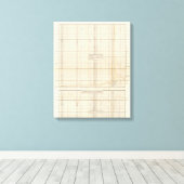 Amerikaanse ontvangsten en uitgaven canvas afdruk (Insitu (Houten vloer))