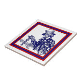  Amerikaanse oom Sam Time Bekijk de militaire tege Tegeltje (Zijkant)