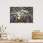 Amerikaanse Oorlog van 1812 Slag om Tippecanoe Poster (Keuken)