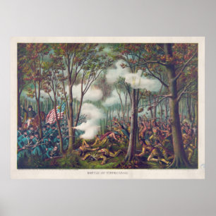 Amerikaanse Oorlog van 1812 Slag om Tippecanoe Poster