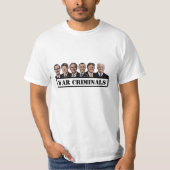 Amerikaanse oorlogsmisdadigers t-shirt (Voorkant)