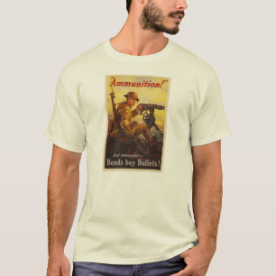 Amerikaanse oorlogsmunitie WWI-propaganda T-shirt