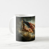 Amerikaanse oorlogsvaandel koffiemok (Voorkant links)