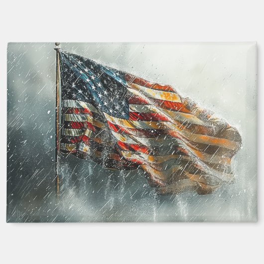 Amerikaanse oorlogsvaandel magneet (Voorkant)