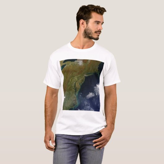 Amerikaanse oostkust t-shirt (Voorkant volledig)