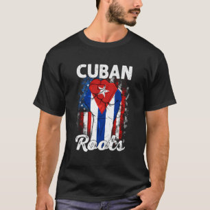 Amerikaanse opgevoed met Cubaanse wortels Cuba vla T-shirt