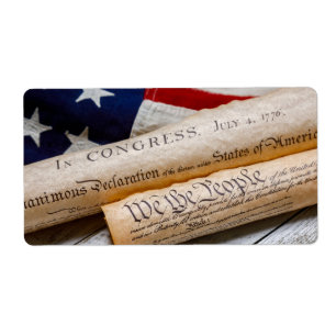 Amerikaanse oprichtingsdocumenten etiket