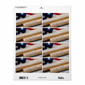 Amerikaanse oprichtingsdocumenten etiket (Full Sheet)