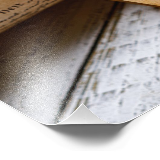 Amerikaanse oprichtingsdocumenten foto afdruk (Hoek)