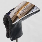 Amerikaanse oprichtingsdocumenten golfheadcover (3/4 voorkant)