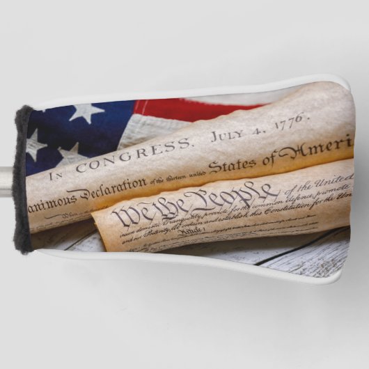 Amerikaanse oprichtingsdocumenten golfheadcover (Voorkant)