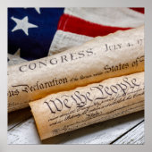 Amerikaanse oprichtingsdocumenten poster (Voorkant)