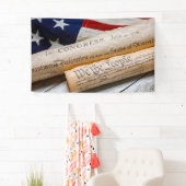 Amerikaanse oprichtingsdocumenten spandoek (Insitu)