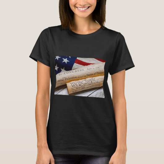 Amerikaanse oprichtingsdocumenten t-shirt (Voorkant)