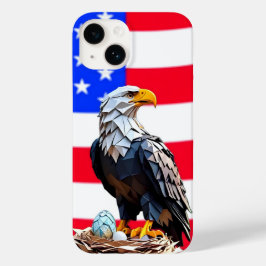 Amerikaanse Origami Adelaar Case-Mate iPhone 14 Hoesje