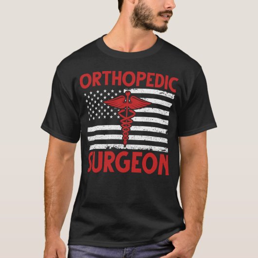 Amerikaanse orthopedische chirurg t-shirt (Voorkant)