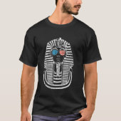 Amerikaanse Oude Egyptische Retro  Pharaoh Ki T-shirt (Voorkant)