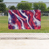 Amerikaanse outdoorbanner met metalen modems spandoek (Insitu)