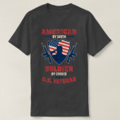 Amerikaanse overhemd t-shirt (Design voorkant)