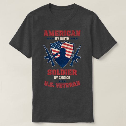 Amerikaanse overhemd t-shirt (Design voorkant)