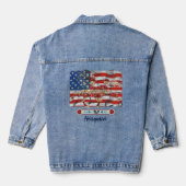 amerikaanse paardenkracht denim jacket (Achterkant)