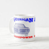 Amerikaanse paardenkracht-Mok Koffiemok (Voorkant links)