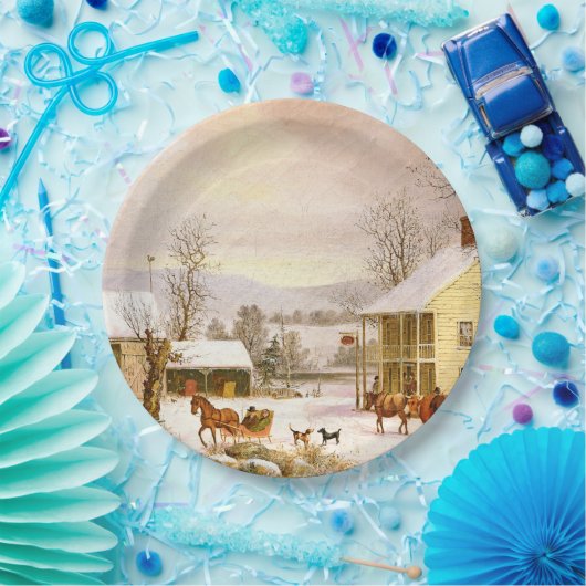 Amerikaanse paardgietijzer, Bord met sneeuwblaaspa (Feest)