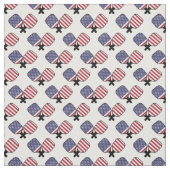 Amerikaanse paddles 2, maat! stof (Swatch)