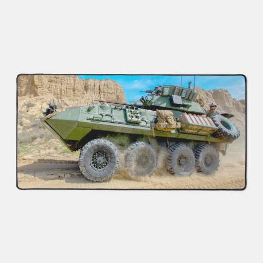 AMERIKAANSE PANTSERVLIEGDEKSCHIP - LAV-25 BUREAUMAT (Voorkant)